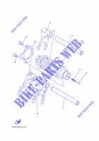 BARILLET DE SELECTION / FOURCHETTES pour Yamaha MT07A de 2014