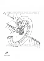 ROUE AVANT pour Yamaha XT250 de 2014