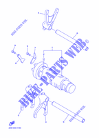 BARILLET DE SELECTION / FOURCHETTES pour Yamaha XJ6N de 2014