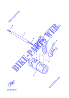 BARILLET DE SELECTION / FOURCHETTES pour Yamaha WR 125 R de 2014