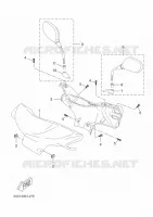 CARENAGES 1  pour Yamaha YN50F de 2014