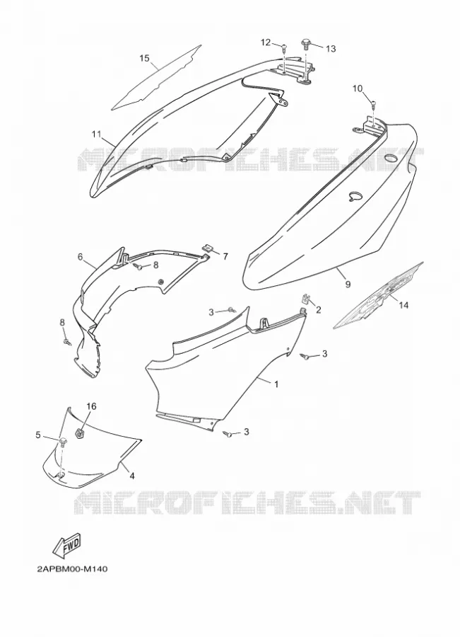 COUVERCLE LATERAL Yamaha SCOOTER 50 2014 OVETTO  YN50