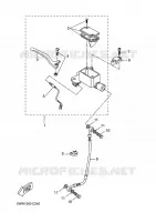 MAITRE CYLINDRE DE FREIN AVANT pour Yamaha BOOSTER 12