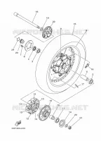 ROUE ARRIERE pour Yamaha XT1200Z de 2014