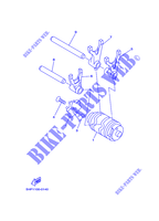 BARILLET DE SELECTION / FOURCHETTES pour Yamaha YB125 de 2014