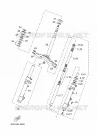 DIRECTION pour Yamaha YP250R de 2014