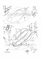 SELLE pour Yamaha YP250R de 2014