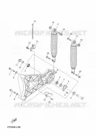 BRAS OSCILLANT / AMORTISSEUR pour Yamaha YP250RA de 2014