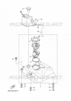 RESERVOIR A ESSENCE pour Yamaha YP250RA de 2014