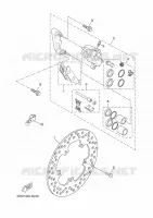 ETRIER DE FREIN AVANT pour Yamaha YP250RA de 2014