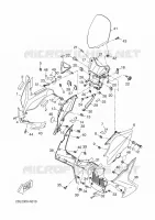 PARE BRISE pour Yamaha YP250RA de 2014