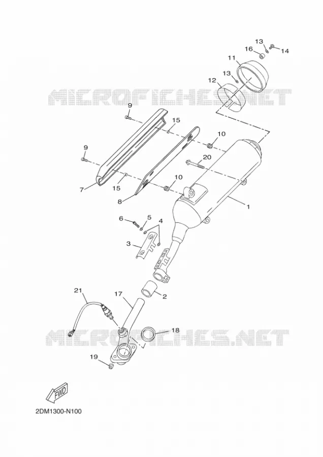 ECHAPPEMENT Yamaha SCOOTER 125 2014 XMAX  YP125R