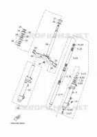 DIRECTION pour Yamaha YP125RA de 2014