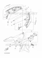 FEU ARRIERE pour Yamaha YP125RA de 2014