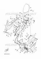 PARE BRISE pour Yamaha YP125RA de 2014