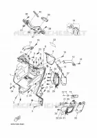 PROTEGE JAMBES pour Yamaha YP125RA de 2014