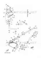 RADIATEUR / DURITES pour Yamaha YP125RA de 2014