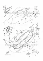 SELLE pour Yamaha YP125RA de 2014