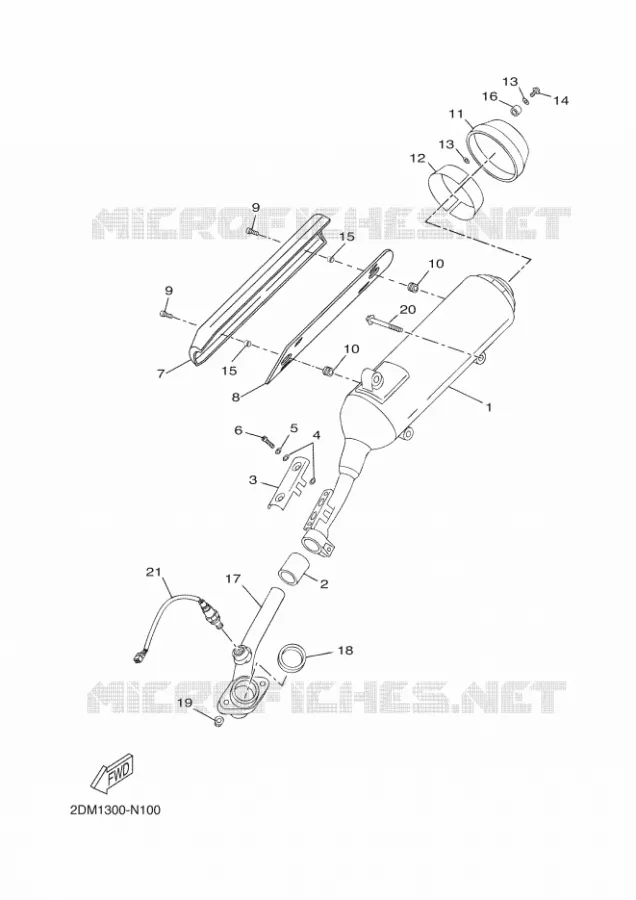 ECHAPPEMENT Yamaha SCOOTER 125 2014 XMAX ABS  YP125RA
