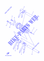 BARILLET DE SELECTION / FOURCHETTES pour Yamaha MT09A de 2014