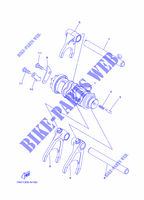 BARILLET DE SELECTION / FOURCHETTES pour Yamaha MT09A de 2014