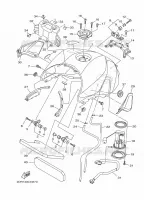 RESERVOIR A ESSENCE pour Yamaha MT09A de 2014