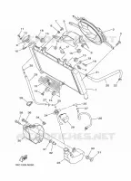 RADIATEUR / DURITES pour Yamaha MT09A de 2014