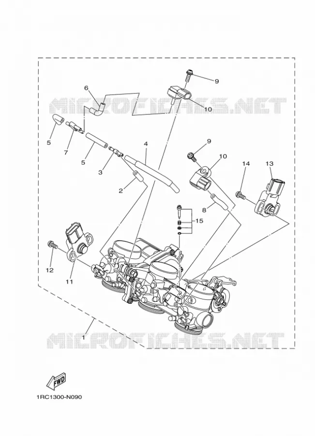 ADMISSION Yamaha MOTO 850 2014 MT09 ABS  MT09A