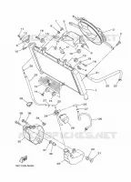 RADIATEUR / DURITES pour Yamaha MT09A de 2014