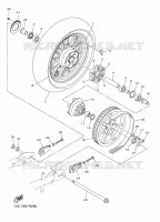 ROUE ARRIERE pour Yamaha XV950R - XVS950CU de 2014