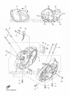 CARTER MOTEUR pour Yamaha XV950R - XVS950CU de 2014