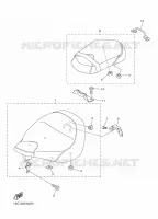 SELLE pour Yamaha XV950R - XVS950CU de 2014