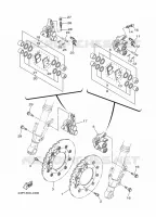 ETRIER DE FREIN AVANT pour Yamaha XT1200ZE de 2014