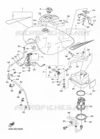 RESERVOIR A ESSENCE pour Yamaha XVS 1300 CUSTOM de 2014