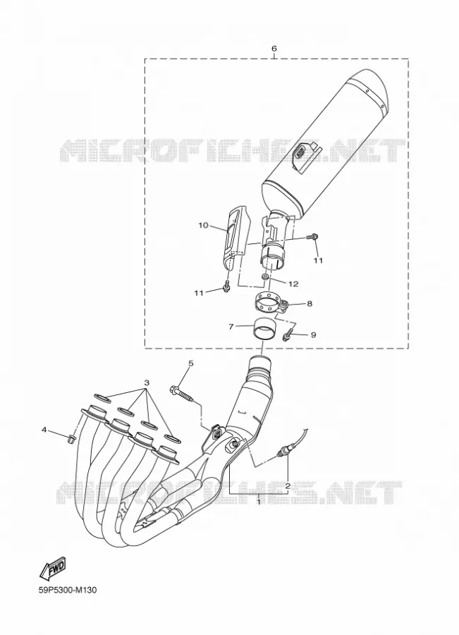 ECHAPPEMENT Yamaha MOTO 800 2014 FAZER  FZ8-S