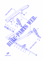BRAS OSCILLANT / AMORTISSEUR pour Yamaha YBR 125 de 2014
