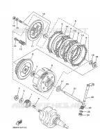 EMBRAYAGE DE DEMARREUR pour Yamaha YBR 125 de 2014
