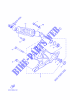 BRAS OSCILLANT / AMORTISSEUR pour Yamaha HW151 de 2014