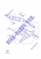 BRAS OSCILLANT / AMORTISSEUR pour Yamaha HW125 de 2014