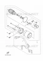 DEMARREUR pour Yamaha HW125 de 2014