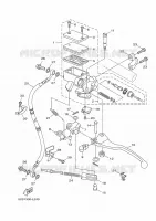 MAITRE CYLINDRE DE FREIN AVANT pour Yamaha HW125 de 2014