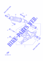 BRAS OSCILLANT / AMORTISSEUR pour Yamaha HW125 de 2014