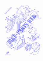 RADIATEUR / DURITES pour Yamaha HW125 de 2014