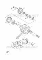 VILEBREQUIN / PISTON pour Yamaha HW125 de 2014