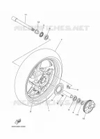 ROUE AVANT pour Yamaha XP500A de 2014