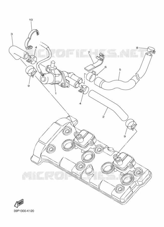 SYSTÈME D'ADMISSION D'AIR AIS Yamaha MOTO 800 2014 FZ8 ABS  FZ8-NA