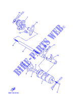 BARILLET DE SELECTION / FOURCHETTES pour Yamaha TTR110E de 2014