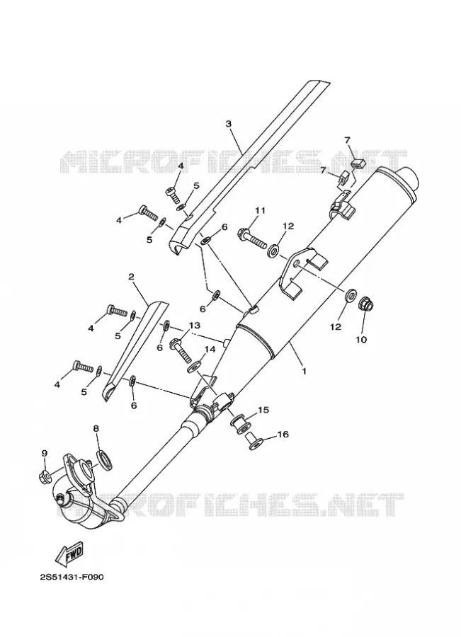 ECHAPPEMENT Yamaha SCOOTER 135 2014 CRYPTON  T135FI