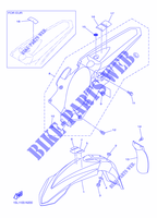 GARDE BOUE pour Yamaha YZ250F de 2015
