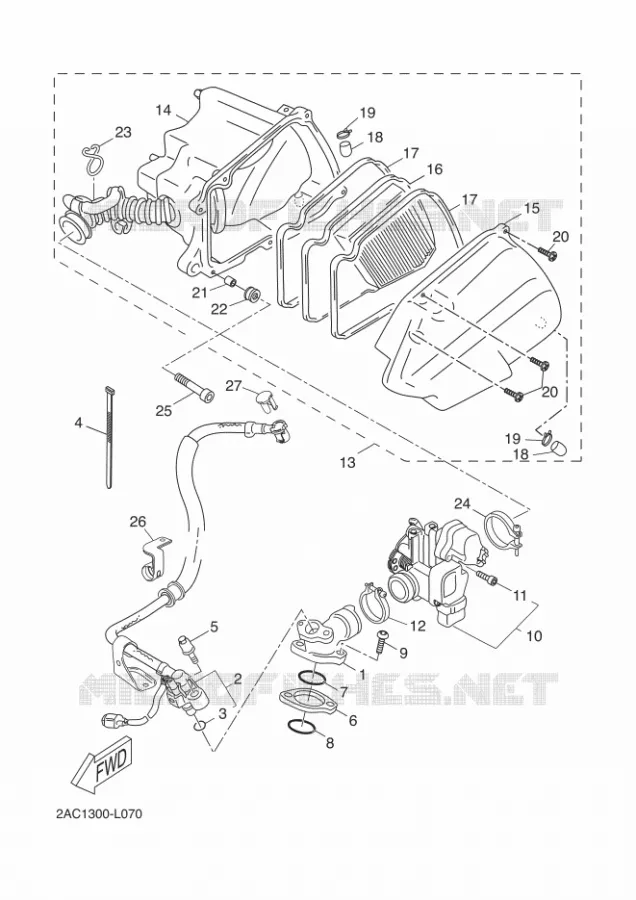 ADMISSION Yamaha SCOOTER 50 2015 NEOS 4T  YN50F